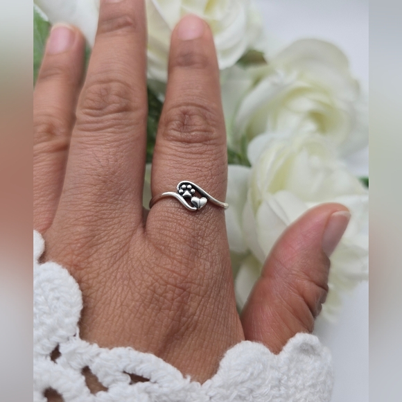 PET LOVER STERLING SILVER RING - Picture 4 of 6